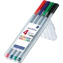 Fineliner triplus®, ergonomisch, ca. 0,3 mm, 4er...