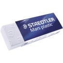 Mars Plastic Radierer 65X23X13mm weiß