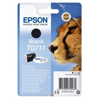 Epson T0711 Tintenpatrone schwarz 7,4ml