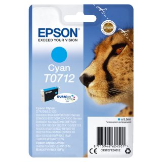 Epson T0712 Tintenpatrone cyan