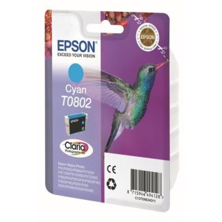Epson T0803 Tintenpatrone magenta, 220 Seiten ISO/IEC 24711, Inhalt 7,4 ml für Epson Stylus Photo P 50/PX/PX 730/R 265