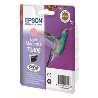 Epson T08064011 Tintenpatrone magenta hell, 520 Seiten Inhalt 7,4 ml
