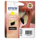 Epson T0874 Tintenpatrone gelb, 1.160 Seiten ISO/IEC...