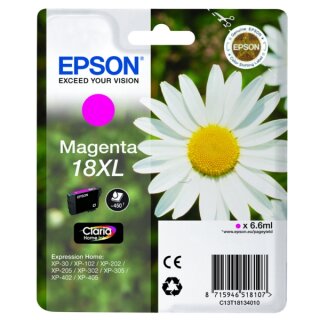 Epson 18XL Tintenpatrone Magenta, ca. 450 Seiten - Original